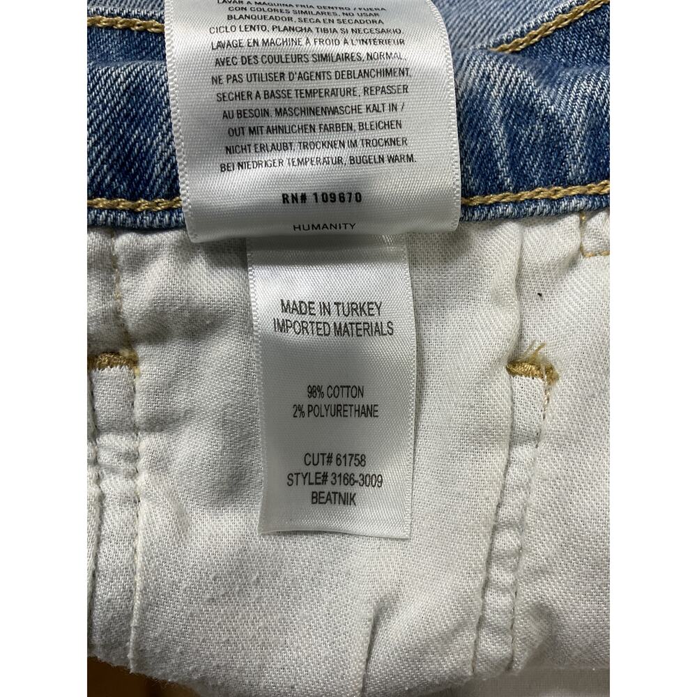 Citizens Of Humanity 'Beatnik' Blue Mini Skirt Size 28 - Picture 5 of 5